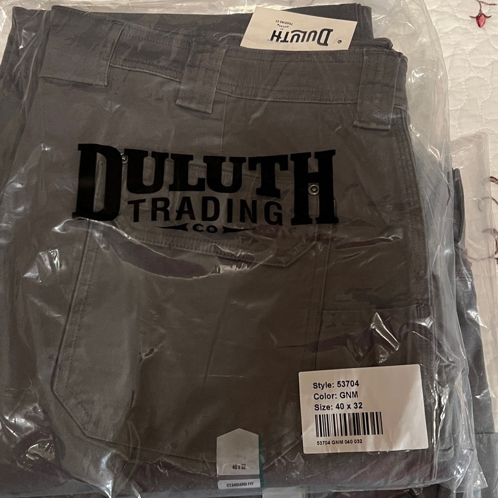Duluth Trading Co Charcoal Work Pants
